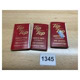 3 PACKS OF TIP TOP CIGARETTE PAPERS