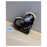 1935 NIAGARA FALLS VELVET PILLOW