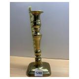 ANTIQUE BRASS CANDLESTICK 10"