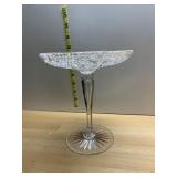 8" H WHEEL CUT COMPOTE