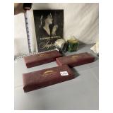 LONGINES WATCH BOXES AND IMPERIAL PEARLS BROCHURE