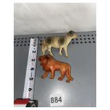TWO VINTAGE PLASTIC ANIMALS