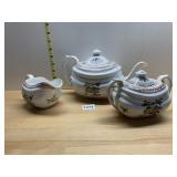 GRESHAM ROSVENOR CHINA ENGLAND TEAPOT CREAMER