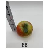 GLASS CONDIMENT DISH HAS SMALL CHIP