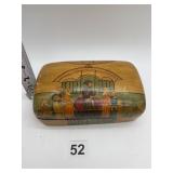 KASHMIRI PAPIER MACHE BOX W/ SULTAN