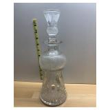 EDINBURGH CRYSTAL CUT GLASS DECANTER W/ STOPPER