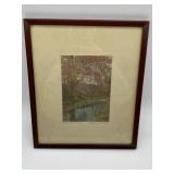 JERSEY BLOSSOMS BY WALLACE NUTTING HAND COLORED