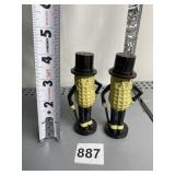 TWO VINTAGE MR. PEANUT SALT AND PEPPER SHAKER