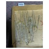LARGE ASSORTMENT OF 5 1/2 INCH GLASS ICICLE