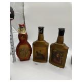 VINTAGE EMPTY LIQUOR BOTTLES