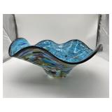 HAND BLOWN COLOR WELL KNOWN DALE CHIHULY HAND