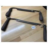 2 VINTAGE DRAW KNIVES