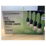LUMINAR OUTDOOR 24 FT STRING LIGHT SET NIB