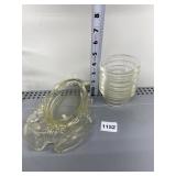 GLASS BAKE #117 DISH, GLASS SIDE BOWLS