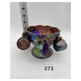 L.E. SMITH GALAXY VINTAGE MINIATURE PUNCH BOWL