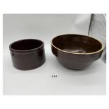 2 CROCKERY BOWLS
