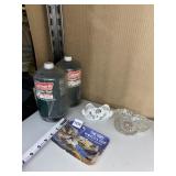 COLEMAN FUEL, GLASS DISH, 1982 WORLD FAIR TRAY,