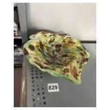 UNIQUE MURANO STYLE TUTTI FRUTTI ART GLASS DISH