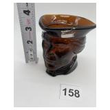 AVON AMBER GLASS PAUL REVERE MUG