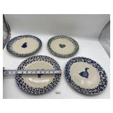 SET OF 4 GOOSE PLATES