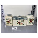 SALT/PEPPER AND CANISTER
