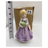 BRINN MUSIC BOX FIGURINE  PLAYS FASCINATION WALTZ