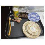 WARWICK THREE PLATES, ONE SAUCER, WILLIAMSBURG VA