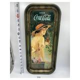 DRINKING COCA COLA TRAY SOME RUST