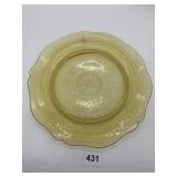 DEPRESSION GLASS PLATE