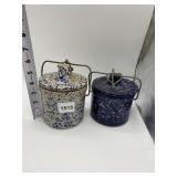 SPECKLE 2 CHEESE CROCKS