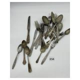 ASSORTED VINTAGE FLATWARE