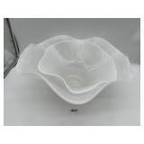 DALE CHIHULY SIGNED HANDKERCHIEF BOWLS 2 PC