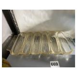 VINTAGE GLASS CORN DISH