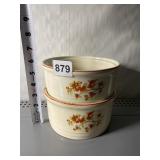 TWO OVENPROOF MADE IN USA DISHES