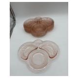 HOMESTEAD PATTERN L. E. SMITH RARE PINK