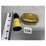 SHAVING BRUSH AND METAL TOP BRUSH