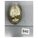 ANTIQUE MAY 1942 DESK CALENDAR AND PAPER WEIGHT