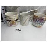 ASSORTED MUGS INCLUDING, FROM A FRIEND MUG