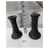 PAIR OF JAPAN CANDLE STICKS