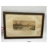 WALLACE NUTTING 7.5 INCH BY 11 INCH CREEKSIDE