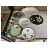 ASSORTMENT OF PLATES INCLUDING CLARENCE BONE