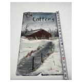 SLATE HAND PAINTED CAN EASILY CHANGE THE NAME