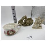 GENTILE GLASS MILLEFIORI AND BALLOON GLASS RUFFLE