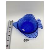 BLUE FISH DISH