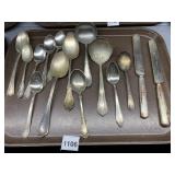 ASSORTMENT OF FLATWARE SEE PHOTOS