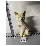 CAT FIGURE W/ GOLD TIP EARS