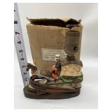 SATSUMA HAND PAINTED ELECTRIC LAMP