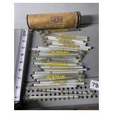 GLASS DRINK STIRRERS OLD POSSUM HOLLOW WHISKEY,