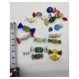 VARIETY OF GLASS CANDY