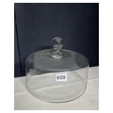 GLASS DOME TOP CAKE COVER